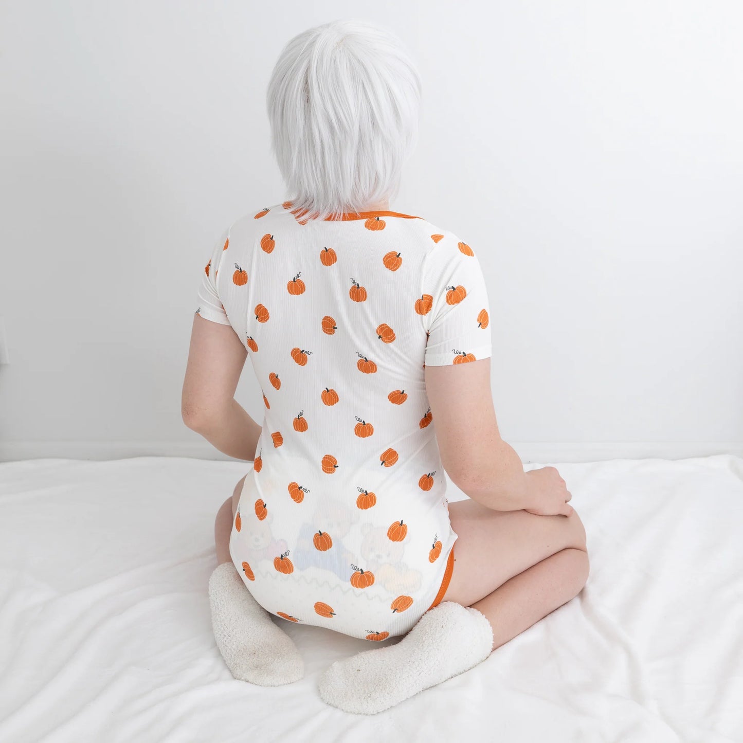 Pumpkins Ribbed Onesie