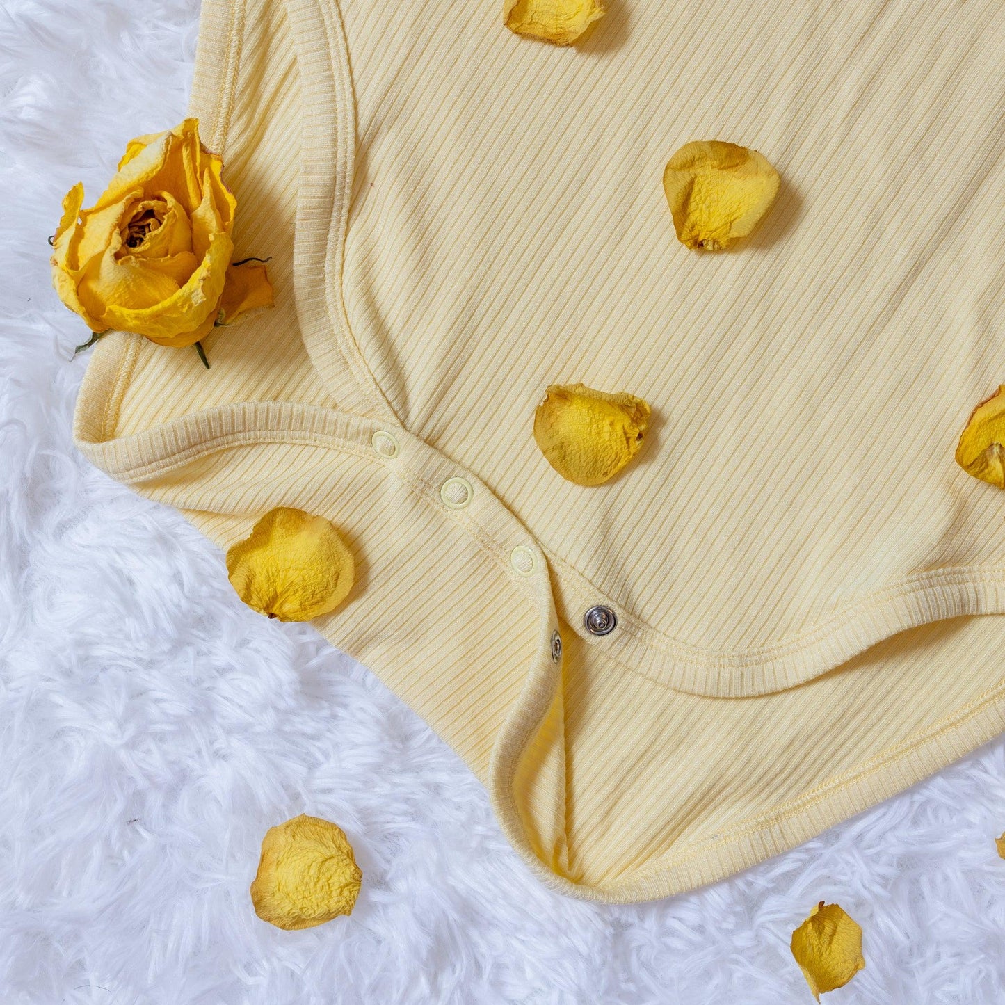 Daisy Ribbed Onesie