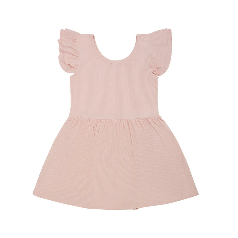 Petal Dress Ribbed Onesie