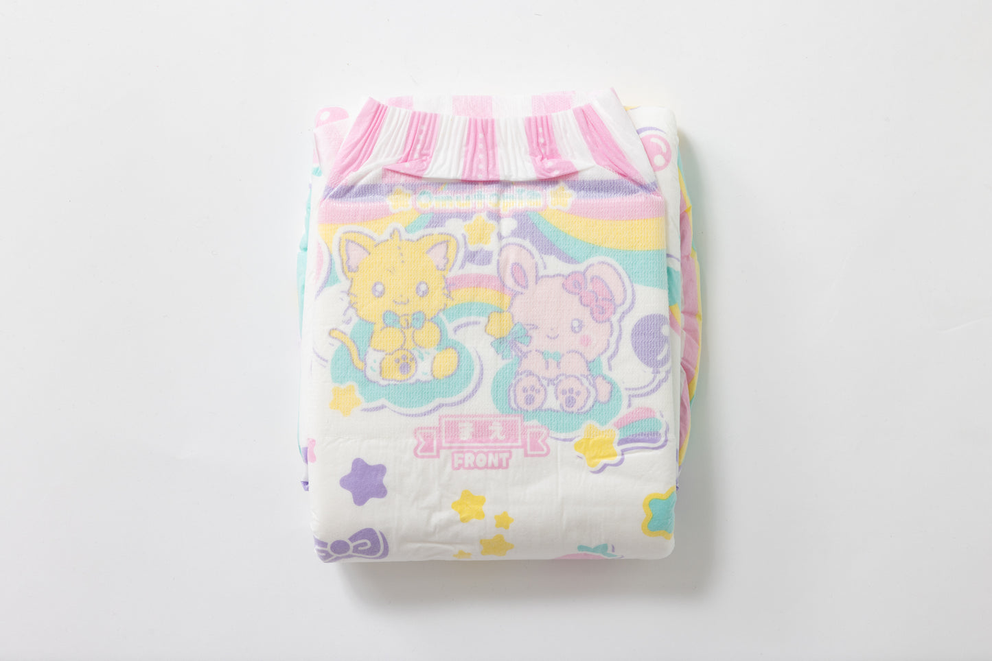 Pastel Puffies Diaper Sample (2) Pack