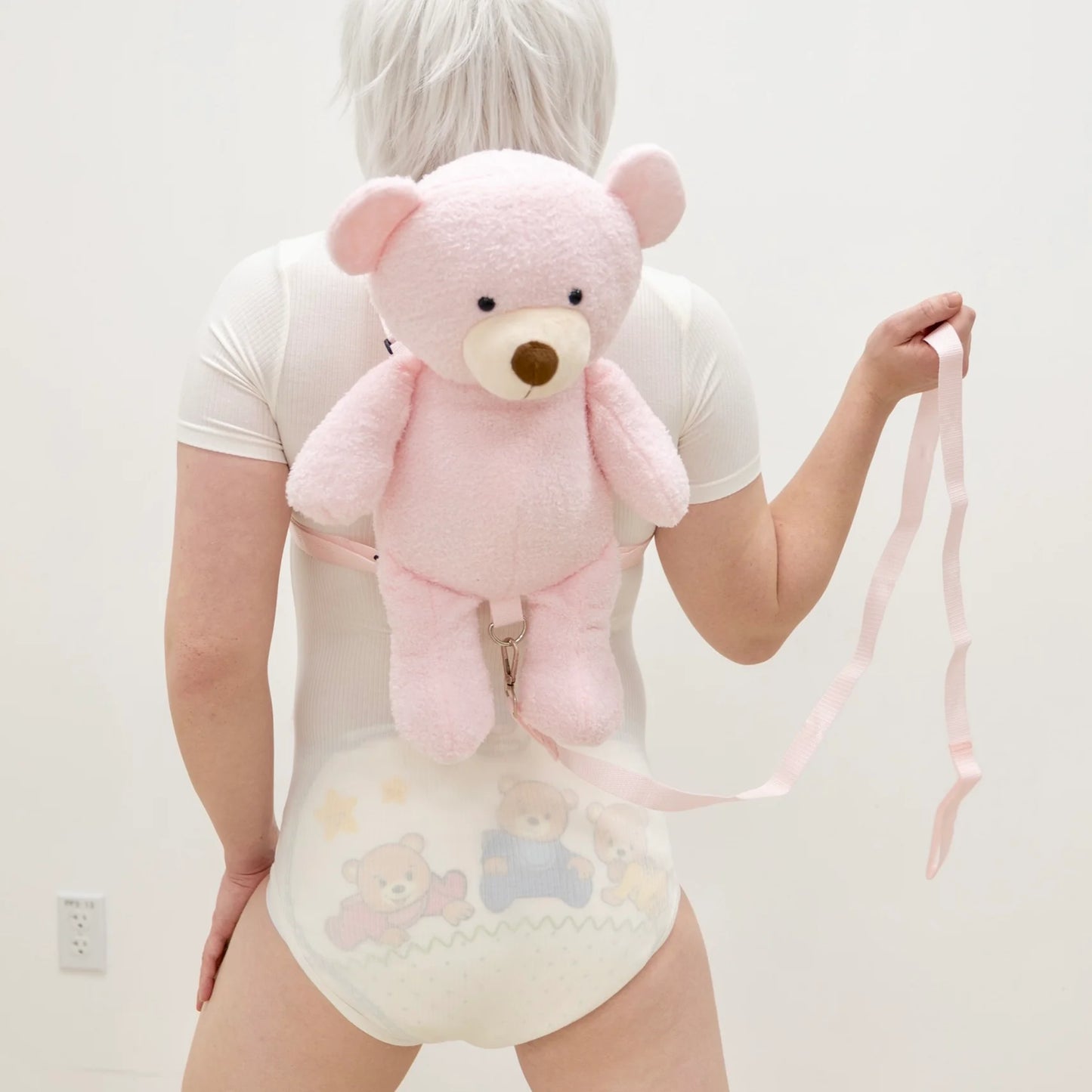 Pink Bear Backpack Harness