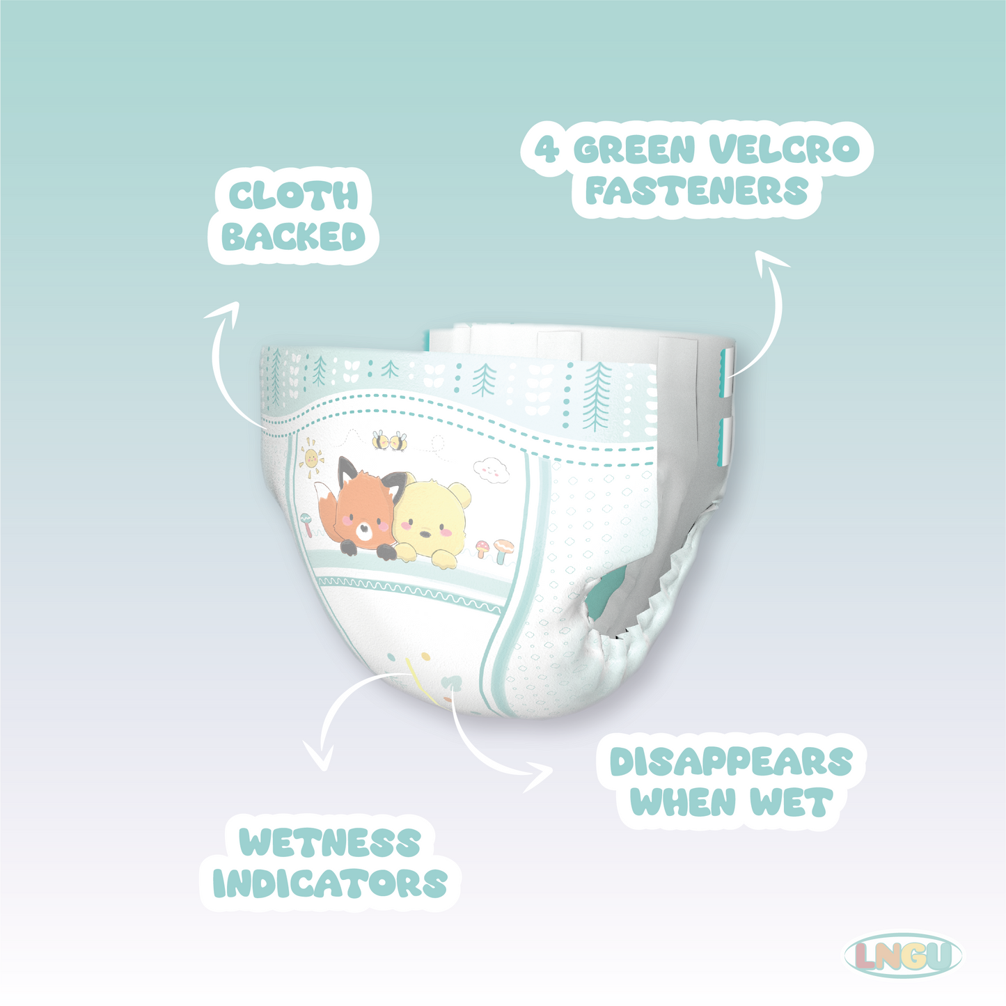 Honey Tales Diaper Sample (2) Pack