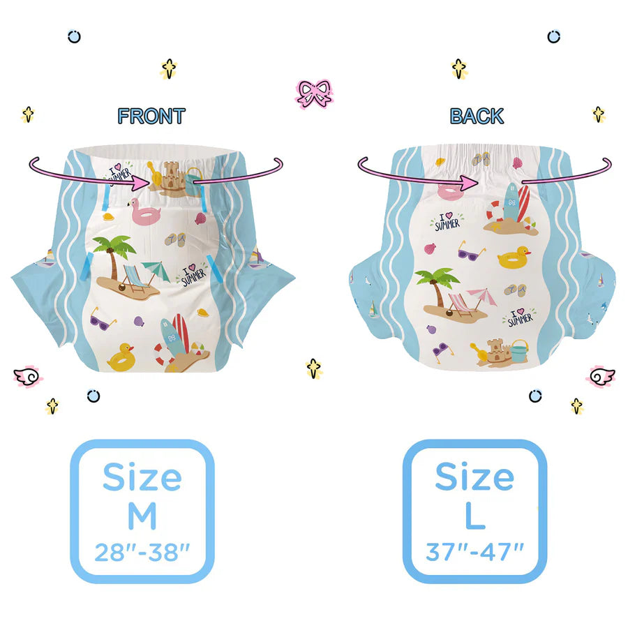I Love Summer Diaper Sample (2) Pack