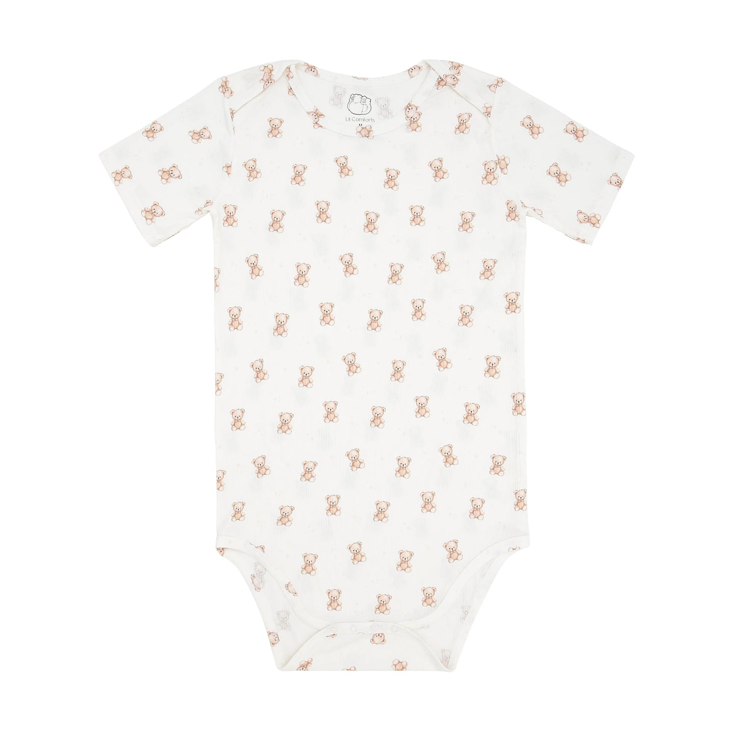 Teddy Bear Ribbed Onesie
