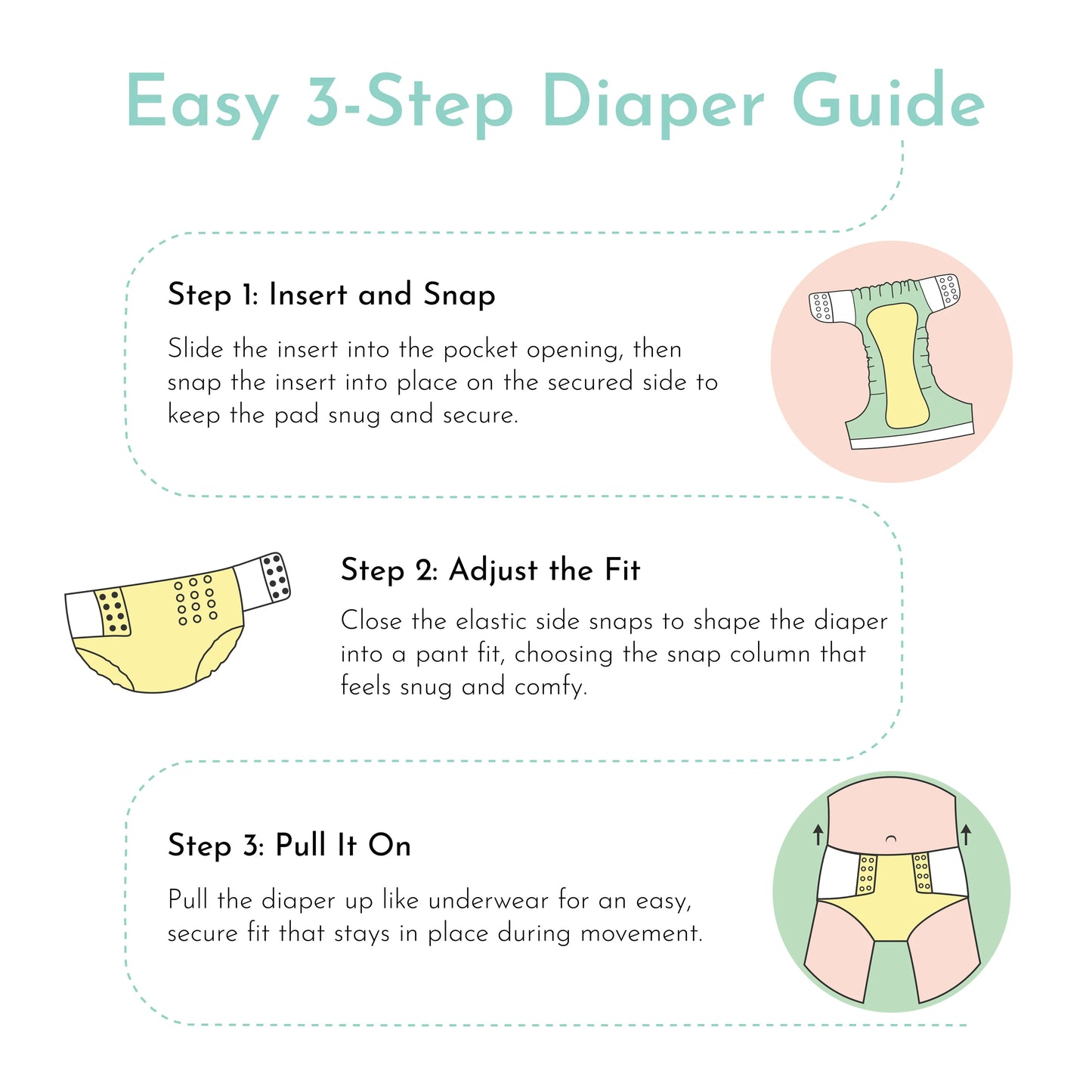 Tiny Dinos Pull On Diaper