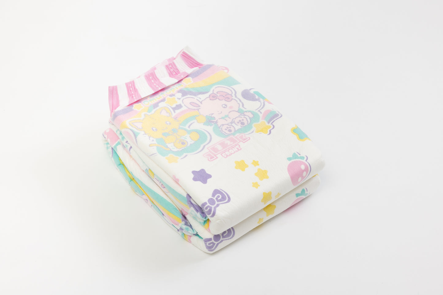 Pastel Puffies Diaper Sample (2) Pack