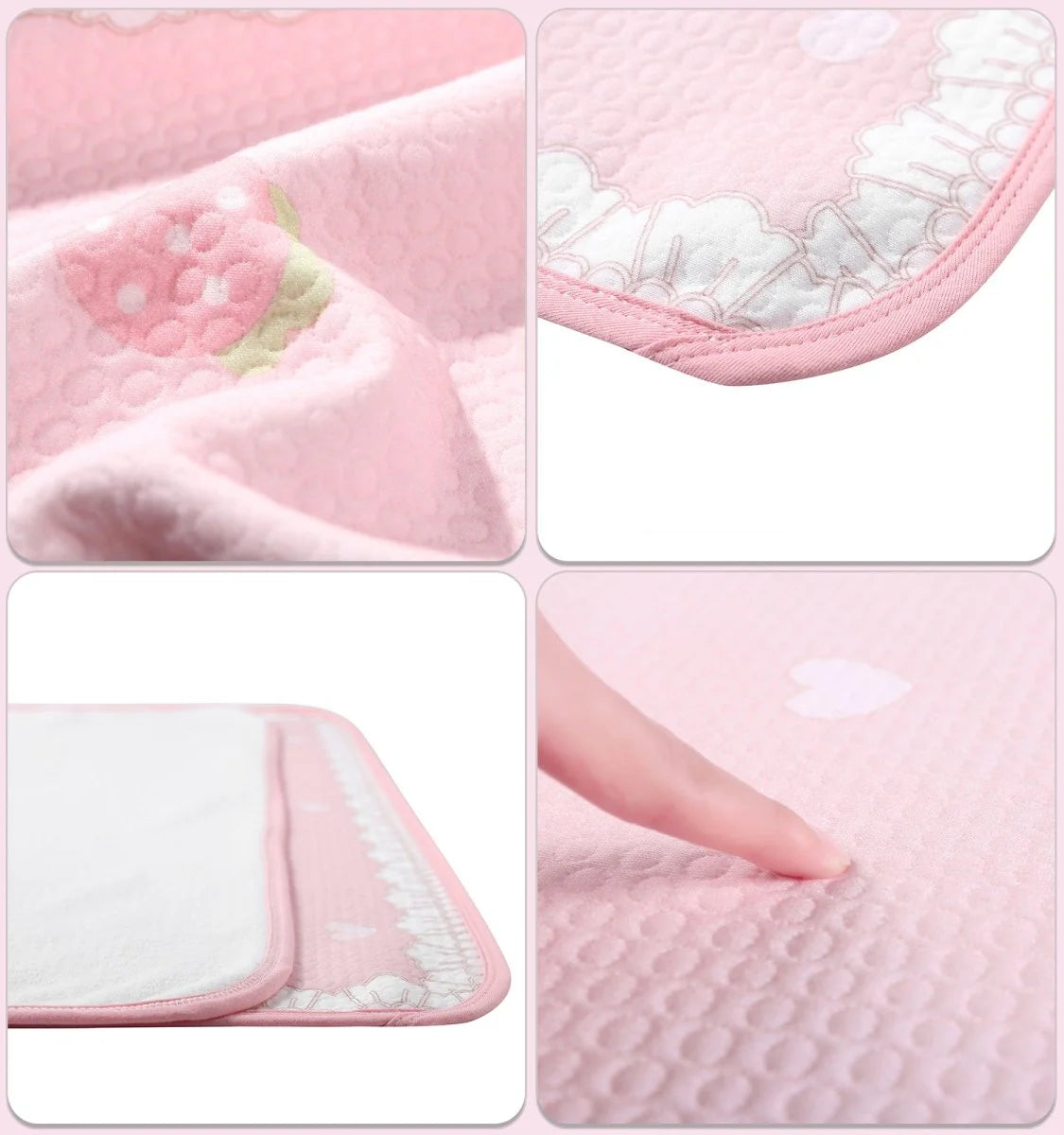 Strawberry Cow Changing Mat