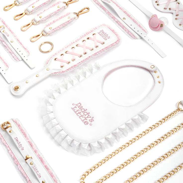 DDLG White and Pink Bondage Set