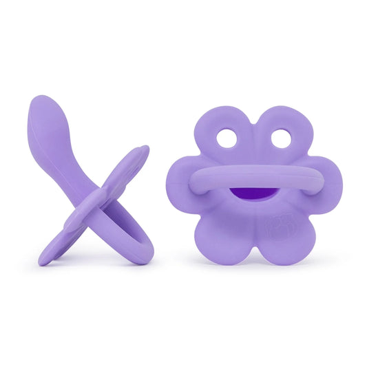 Purple Flower Pacifier