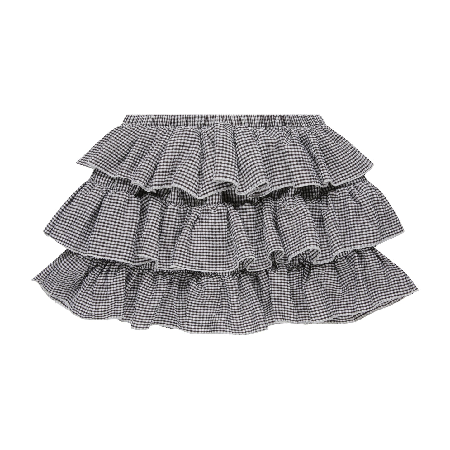 Black Gingham Ruffle Bloomers