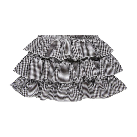 Black Gingham Ruffle Bloomers