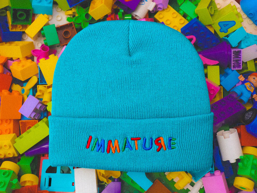 Turquoise Immature Beanie