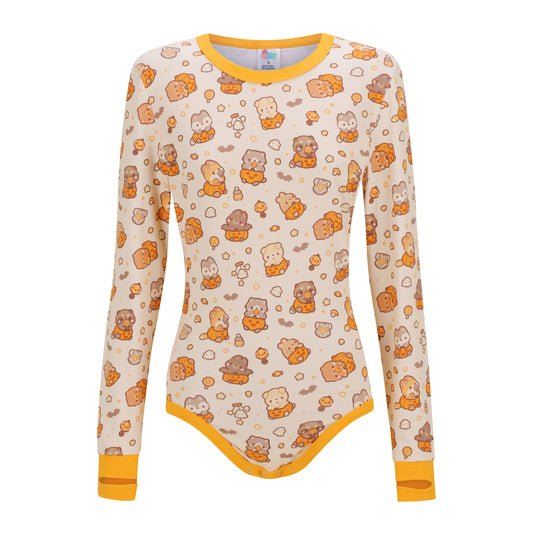 Jack-O-Dippies Long Sleeve Onesie