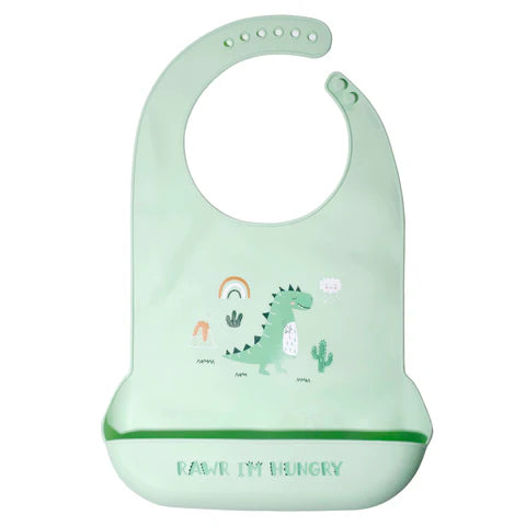 Dinosaur Silicone Bib