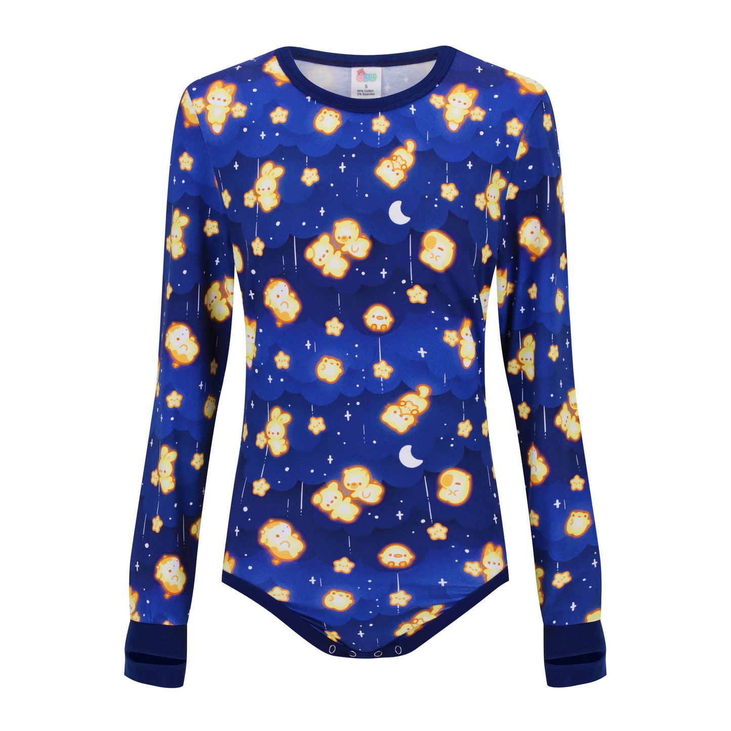 Nightlight Buddies Long Sleeve Onesie