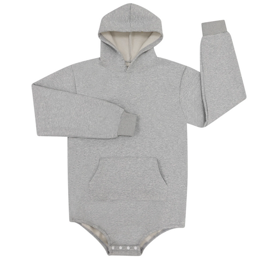 Grey Hoodie Onesie