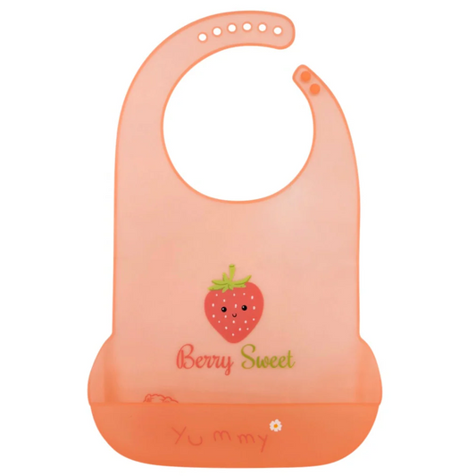 Berry Sweet Silicone Bib