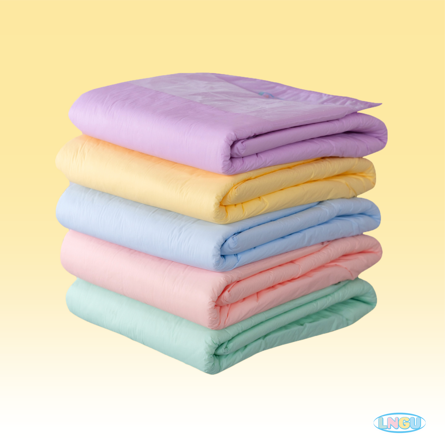 Rainbow Pastel Diapers