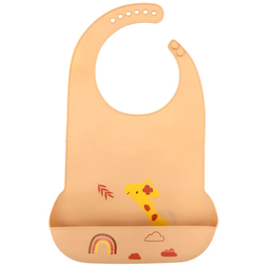 Giraffe Silicone Bib