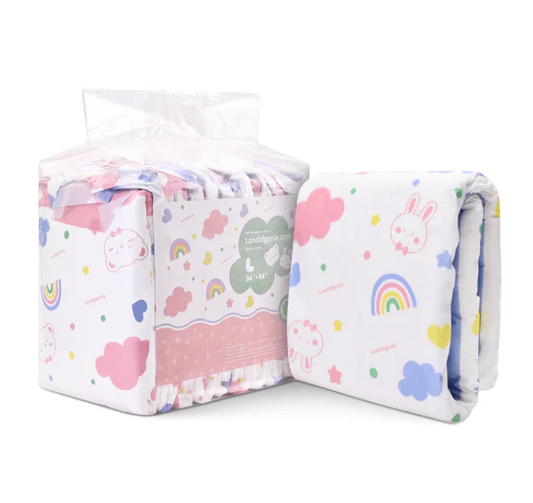 Anime Rabbit and Bear Diaper Pack