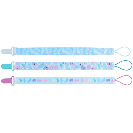 Aquatic Adventures Pacifier Clip Set