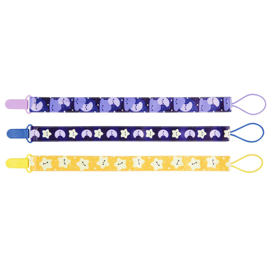 Bedtime Baby Pacifier Clip Set