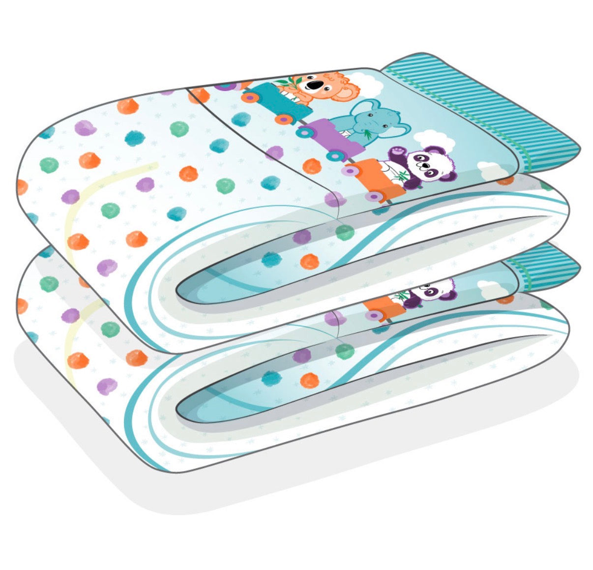 Critter Caboose Diapers