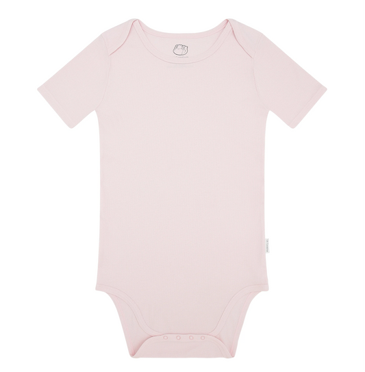 Blush Ribbed Onesie