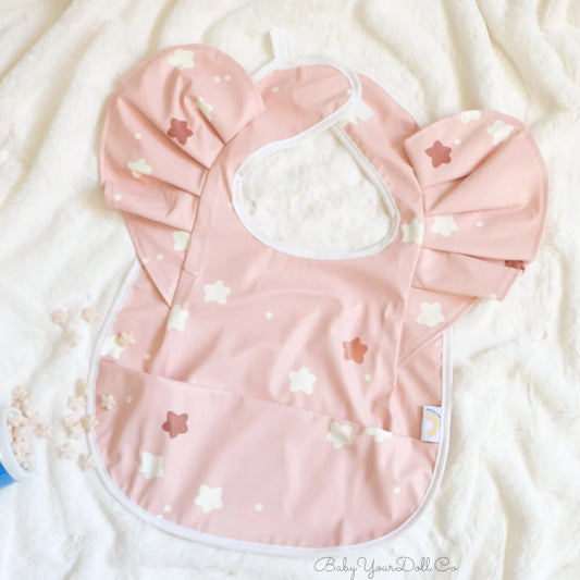 Little Stars Ruffle Bib