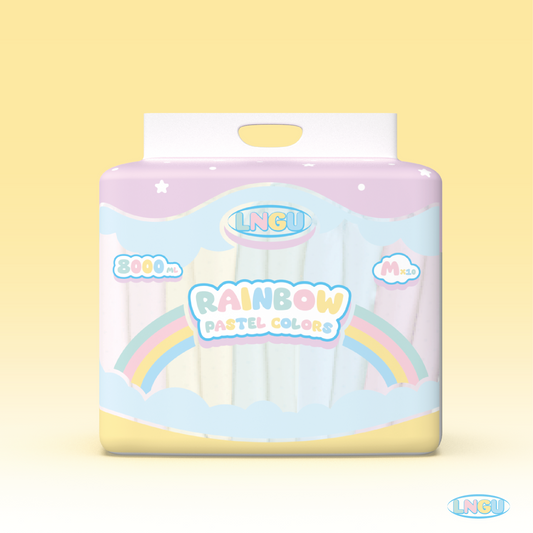 Rainbow Pastel Diapers