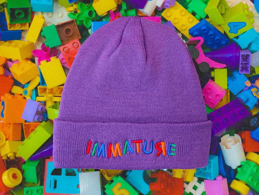 Purple Immature Beanie