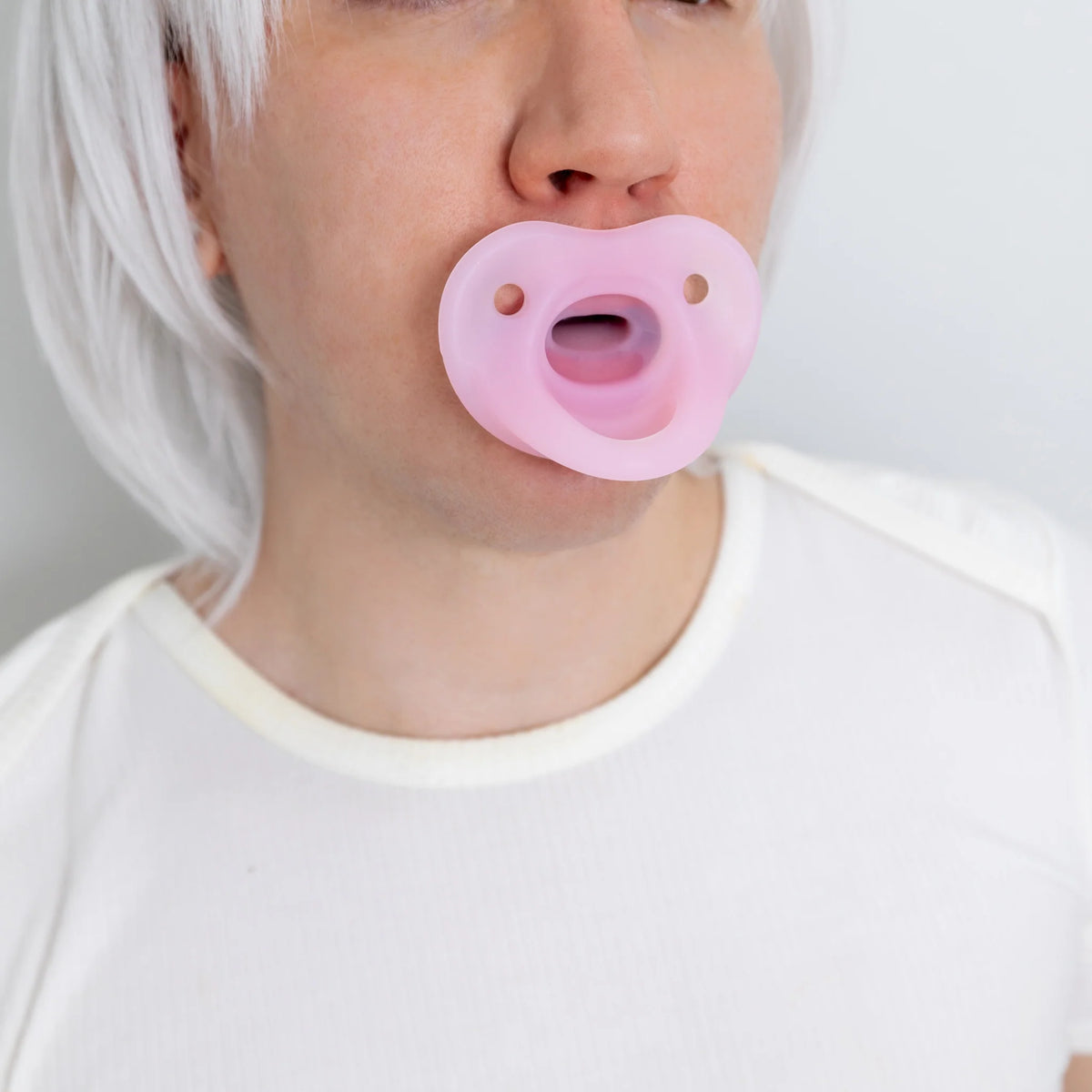 Pink Marshall Pacifier Baby Pink Silicone Pacifier – Totally Ozzy Tots