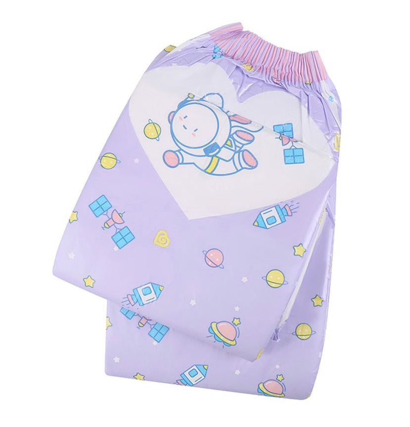 Astronaut Bunny Diaper Sample (2) Pack