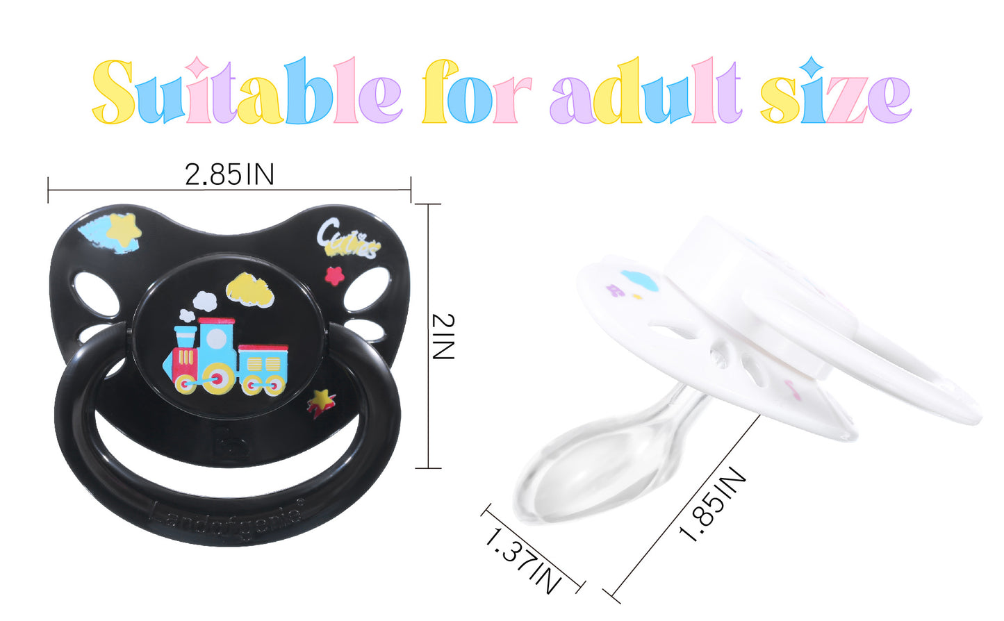 Printed Butterfly Pacifier Set