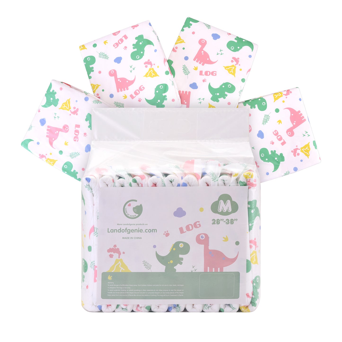 Anime Dinosaur Diaper Pack