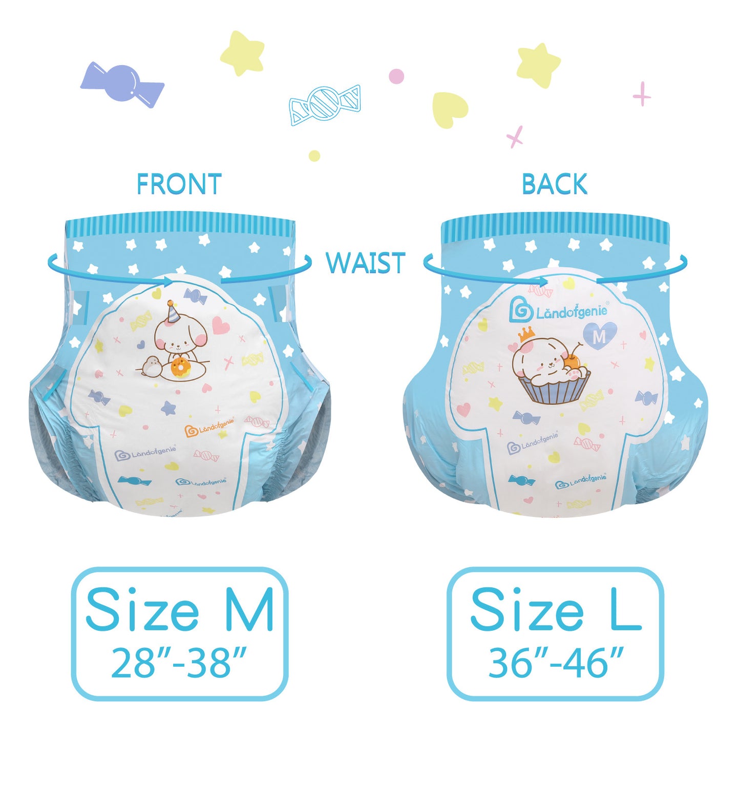 Puppy Sweet Bakery Diaper Pack