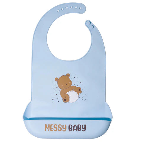 Messy Baby Silicone Bib