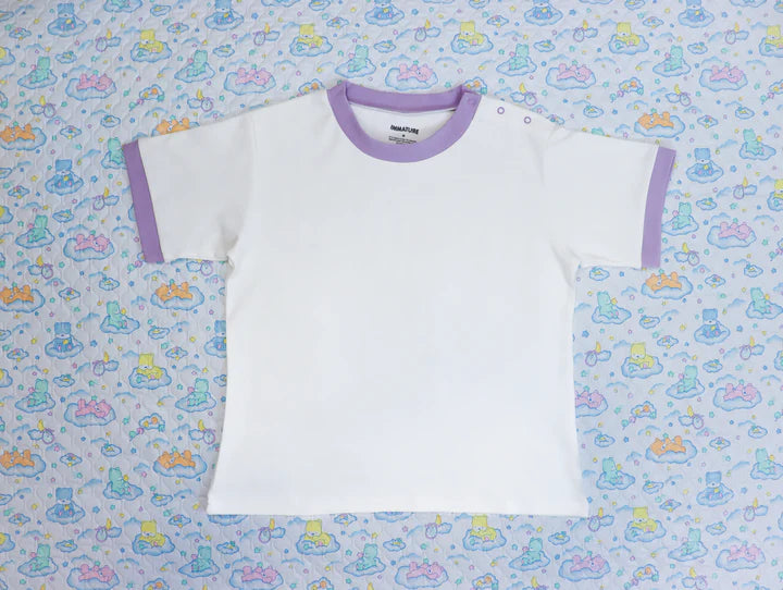 Pastel Lavendar Shoulder Snap Shirt