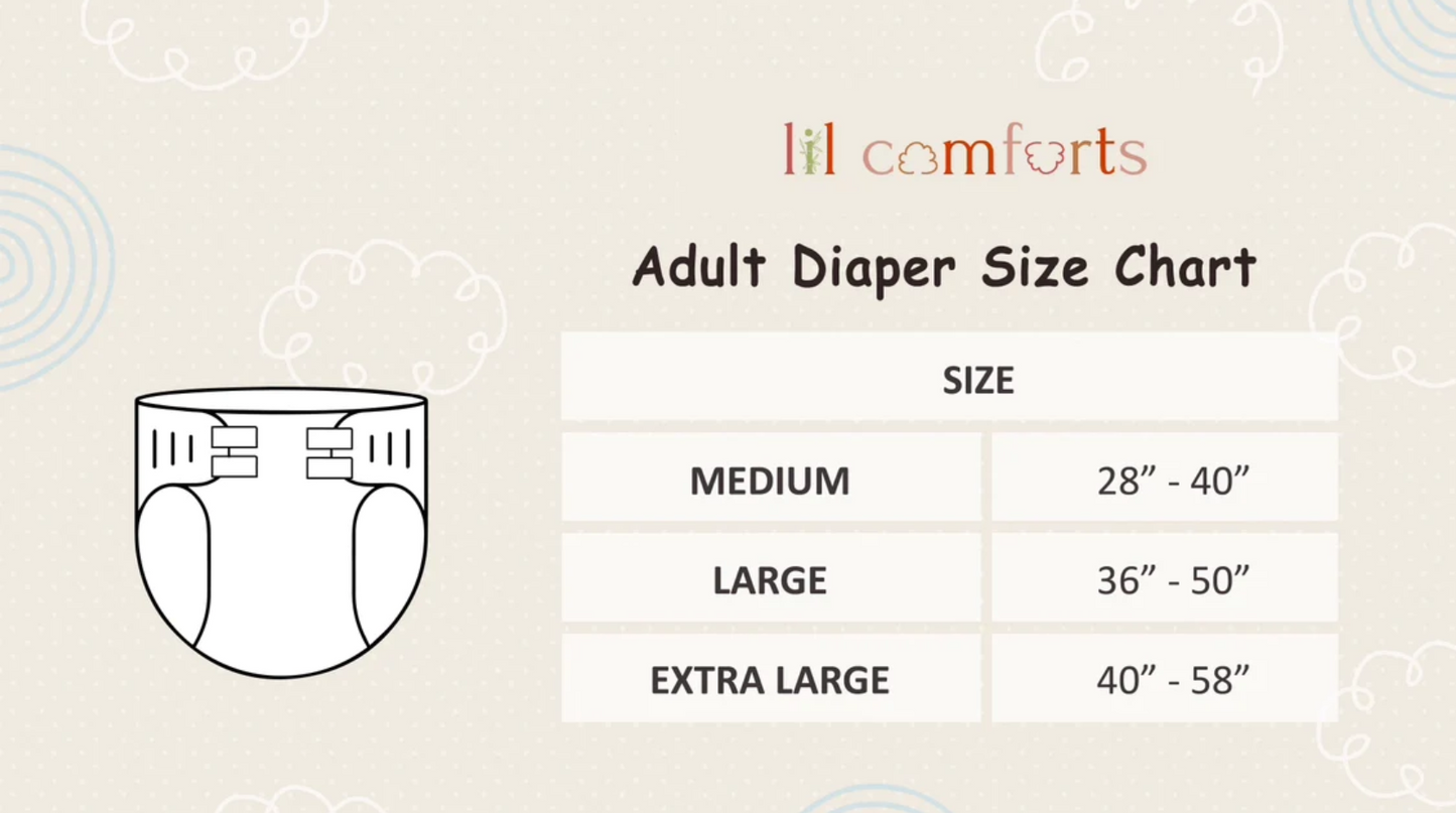 Comfy Cubz Diaper Sample (2) pack