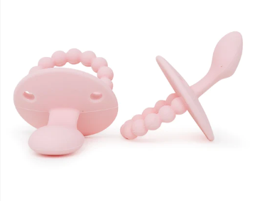 Baby Pink Silicone Orthodontic Pacifier