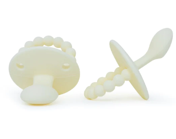 Baby Powder Silicone Orthodontic Pacifier – Totally Ozzy Tots