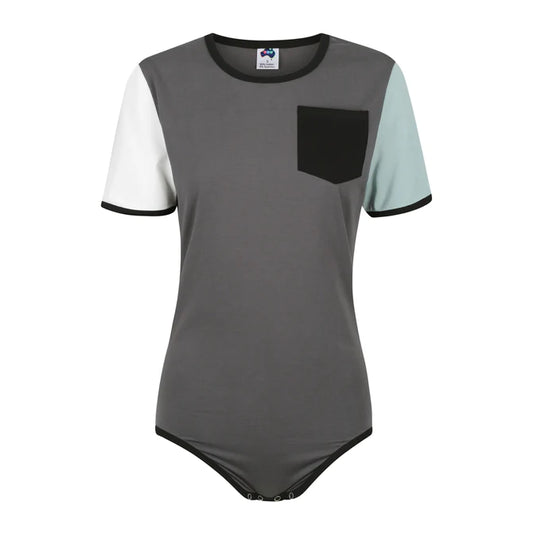 Monochrome Colorblock Onesie