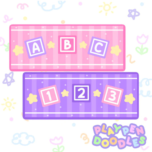 Pastel ABCs Sticker Set