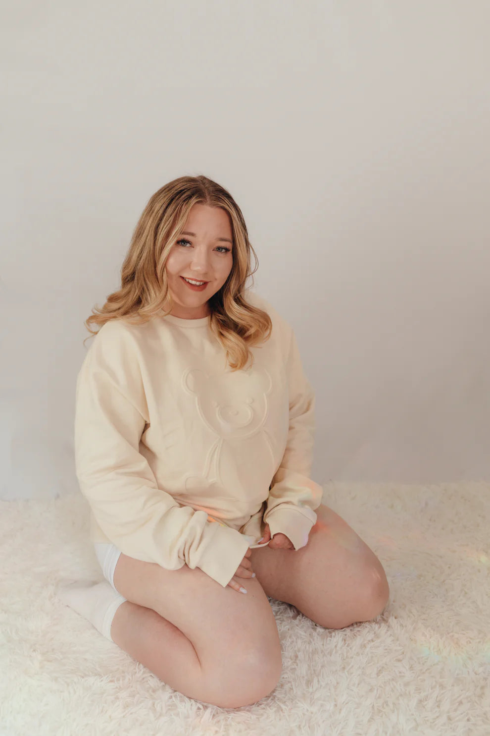 Beige Teddy Bear SweatShirt