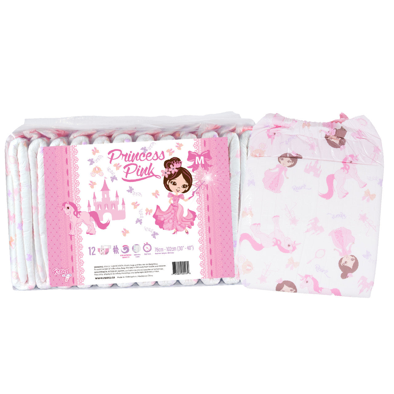 Princess Pink Diapers