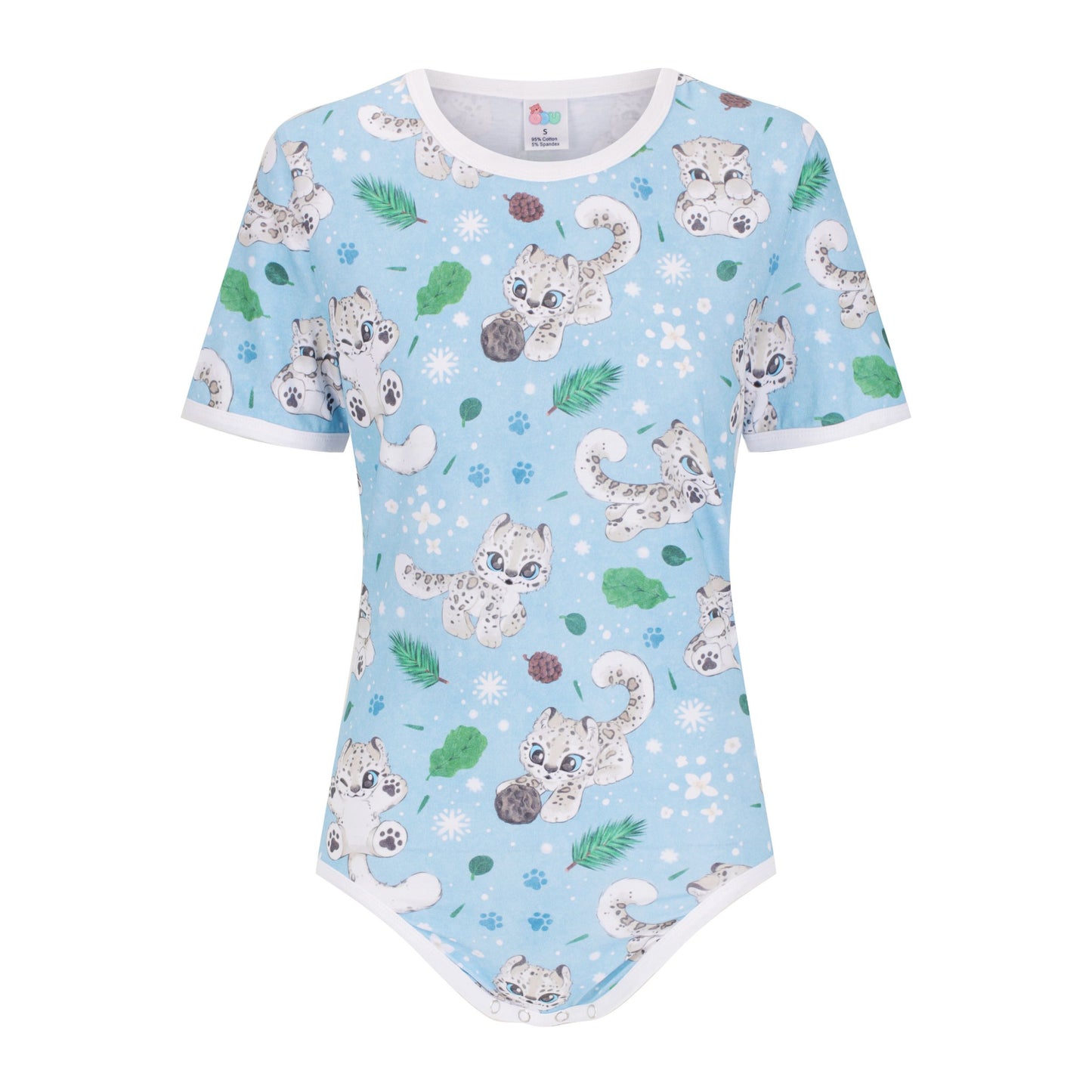 Snow Leopard Light Onesie