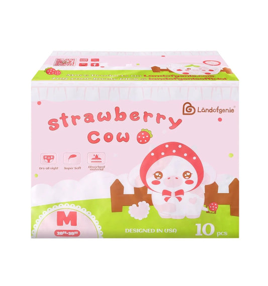 Strawberry Cow Diaper Pack