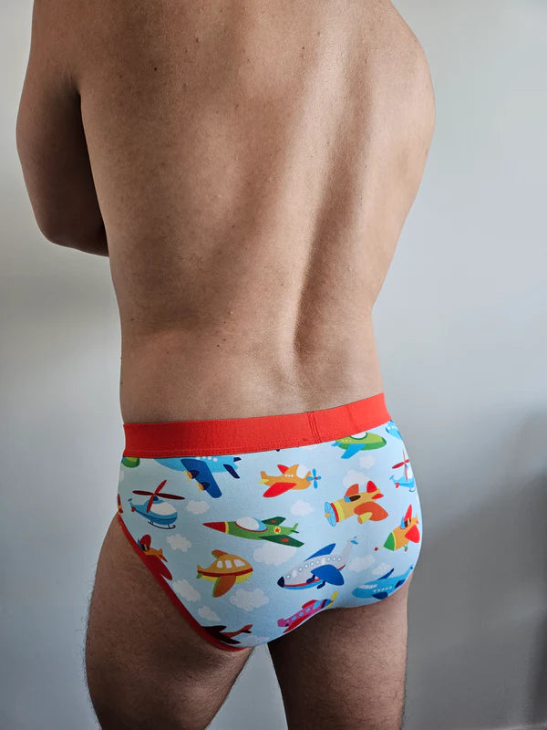 Areoplane Print Underwear