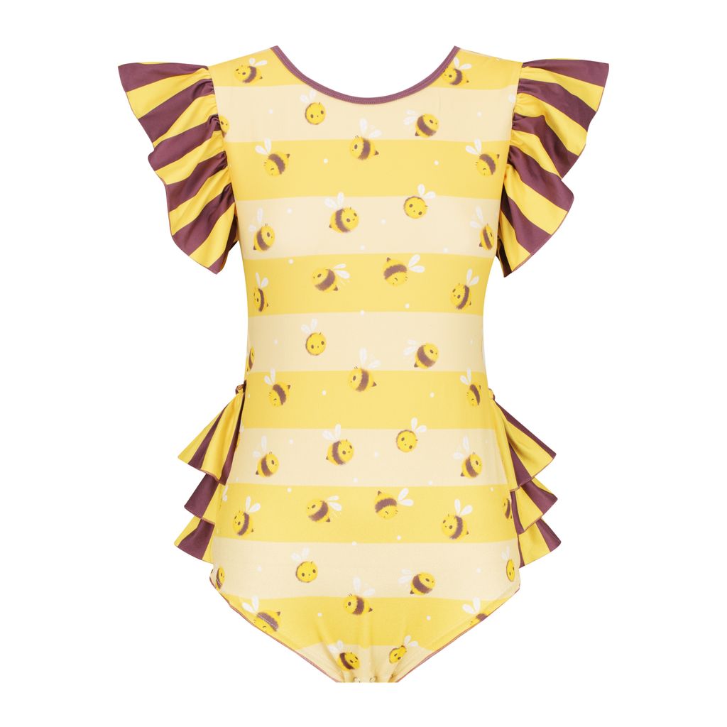 Bumblebees Ruffle Butt Onesie