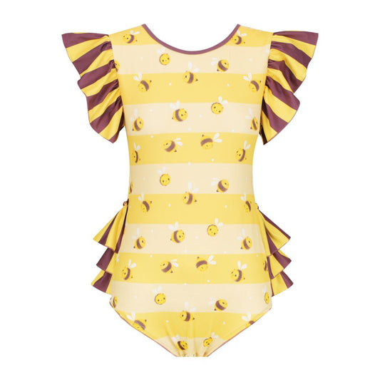 Bumblebees Ruffle Butt Onesie